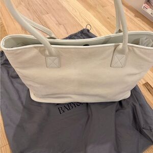 Restoration Hardware Cream Tote Bag